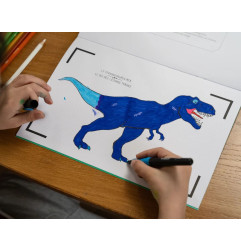 Cahier de dessin à animer Les Dinosaures EDITIONS ANIMEES
