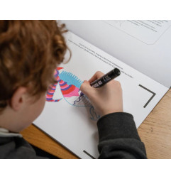 Cahier de dessin à animer Au Temps des Dinosaures EDITIONS ANIMEES