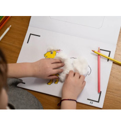 Cahier de dessin à animer Les Comptines de la Ferme EDITIONS ANIMEES