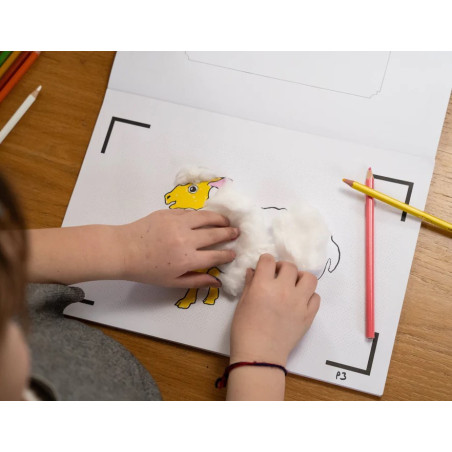 Cahier de dessin à animer Les Comptines de la Ferme EDITIONS ANIMEES