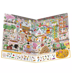 Livre Cherche et Trouve Géant AUZOU, Au Pays des Enfants