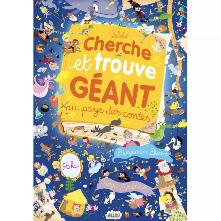 Livre Cherche et Trouve Géant AUZOU, Au Pays des Contes