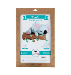 Origami Koala sur branche en papier 3D AGENT PAPER