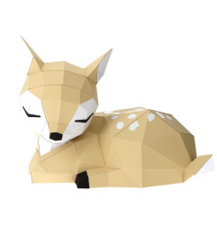 Origami Faon en papier 3D AGENT PAPER