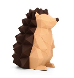 Origami Hérisson en papier 3D AGENT PAPER