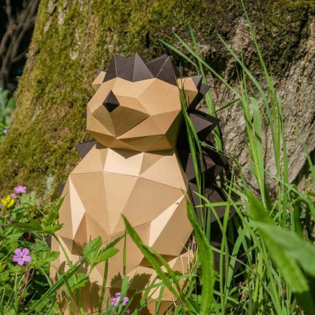 Origami Hérisson en papier 3D AGENT PAPER