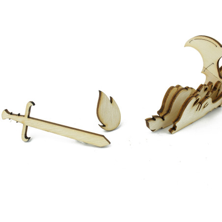Les p'tits bidules en bois Dragon AGENT PAPER