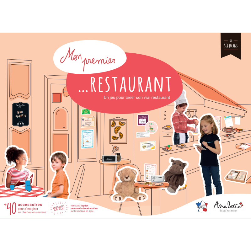 Coffret Mon Premier Restaurant Jeu d'imitation AMULETTE