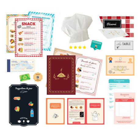 Coffret Mon Premier Restaurant Jeu d'imitation AMULETTE