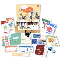 Coffret Si je Partais en Vacances Jeu d'imitation AMULETTE