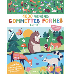 Cahier Mes 1000 Premières Gommettes Formes La Forêt AUZOU