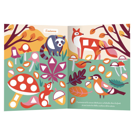 Cahier Mes 1000 Premières Gommettes Formes La Forêt AUZOU
