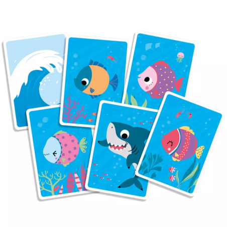 Jeu de cartes Mon Premier Jeu de Gare au Requin AUZOU