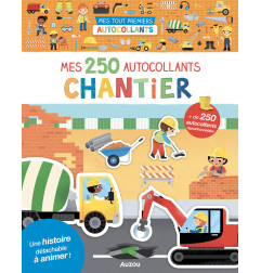 Cahier 250 autocollants Chantier AUZOU