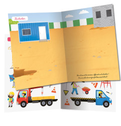 Cahier 250 autocollants Chantier AUZOU