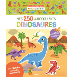 Cahier 250 autocollants Dinosaures AUZOU