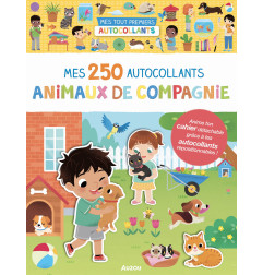 Cahier 250 autocollants Animaux de Compagnie AUZOU