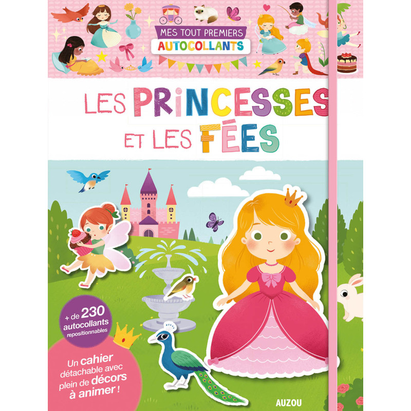 Cahier Mes Premiers Autocollants Les Princesses et les Fées AUZOU