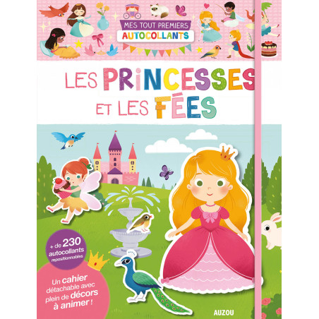 Cahier Mes Premiers Autocollants Les Princesses et les Fées AUZOU