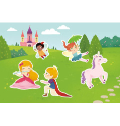 Cahier Mes Premiers Autocollants Les Princesses et les Fées AUZOU