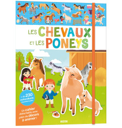Cahier Mes Premiers Autocollants Les Chevaux et les Poneys AUZOU