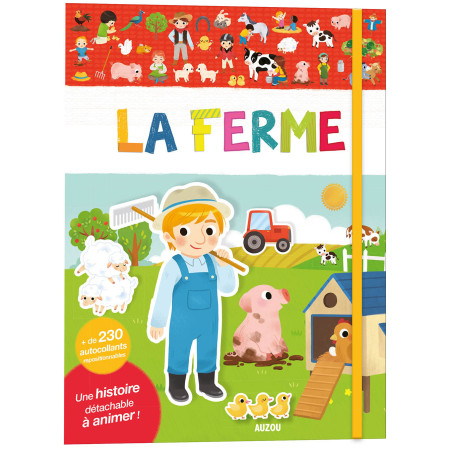 Cahier Mes Premiers Autocollants La Ferme AUZOU