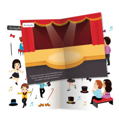 Cahier 500 autocollants Danse AUZOU