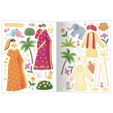 Cahier 500 autocollants créatifs Princesses AUZOU