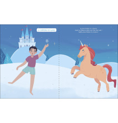 Cahier 500 autocollants créatifs Licornes AUZOU