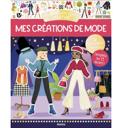 Cahier 500 autocollants créatifs Mes Créations de Mode AUZOU
