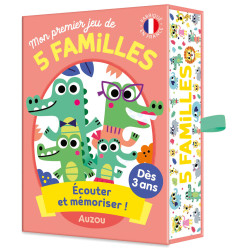 Jeu de cartes Mon Premier Jeu des 5 Familles AUZOU