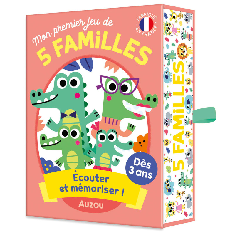 Jeu de cartes Mon Premier Jeu des 5 Familles AUZOU