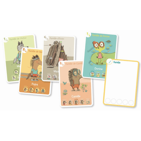 Jeu de cartes des 7 Familles AUZOU
