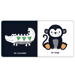 Livre imagier avec flap en feutrine Les Animaux de la Jungle AUZOU