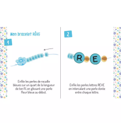Coffret Ma Mini Accumulation de Bracelets à Message AUZOU