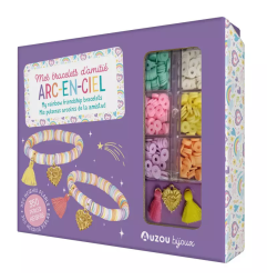 Coffret Mes Bracelets d'Amitié Arc-En-Ciel AUZOU