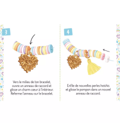 Coffret Mes Bracelets d'Amitié Arc-En-Ciel AUZOU