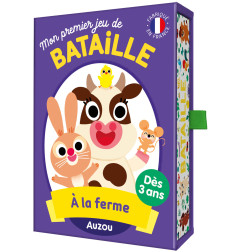 Jeu de cartes Mon Premier Jeu de Bataille A la Ferme AUZOU