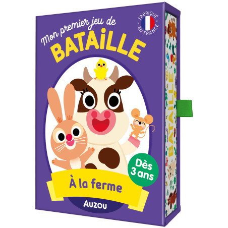 Jeu de cartes Mon Premier Jeu de Bataille A la Ferme AUZOU
