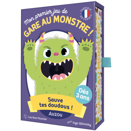 Jeu de cartes Mon Premier Jeu de Gare au Monstre AUZOU