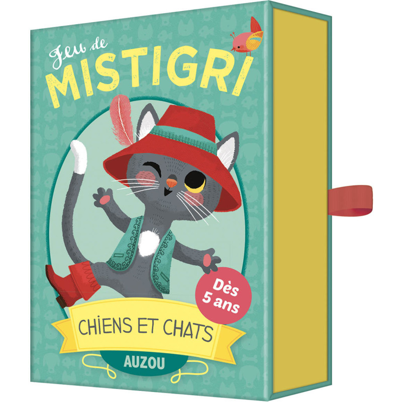 Jeu de cartes Mistigri Chien et Chat AUZOU