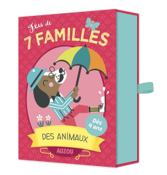 Jeu de cartes 7 Familles des Animaux AUZOU