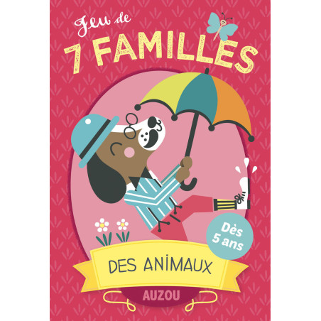 Jeu de cartes 7 Familles des Animaux AUZOU