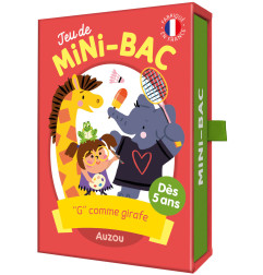 Jeu de cartes Mini Bac AUZOU