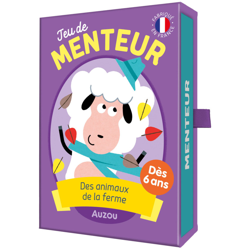 Jeu de cartes  Jeu de Menteur des Animaux de la Ferme AUZOU