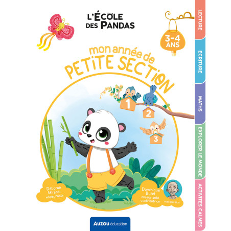 Cahier d'apprentissage l'Ecole des Pandas - Mon Année de Petite Section AUZOU