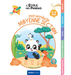 Cahier d'apprentissage l'Ecole des Pandas - Mon Année de Moyenne Section AUZOU