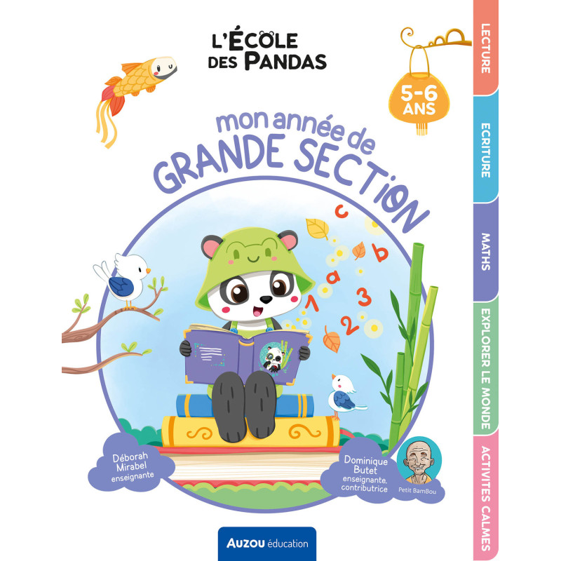 Cahier d'apprentissage l'Ecole des Pandas - Mon Année de Grande Section AUZOU