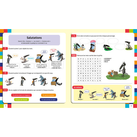 Mon Cahier d'Anglais avec Loup AUZOU