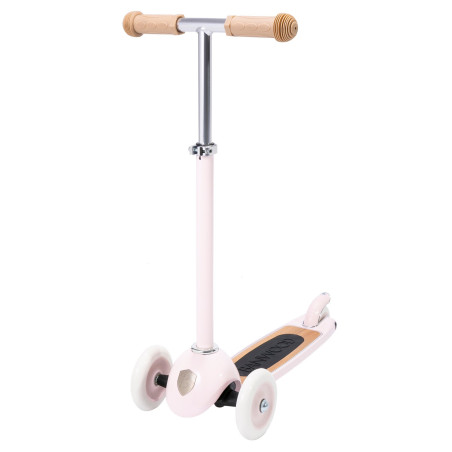 Trottinette BANWOOD Rose, avec panier osier